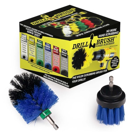 Drillbrush Cleaning Supplies - Pool Accessories - Drill Brush - Small Spin Brush B-L-2M-QC-DB